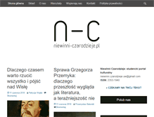 Tablet Screenshot of niewinni-czarodzieje.pl
